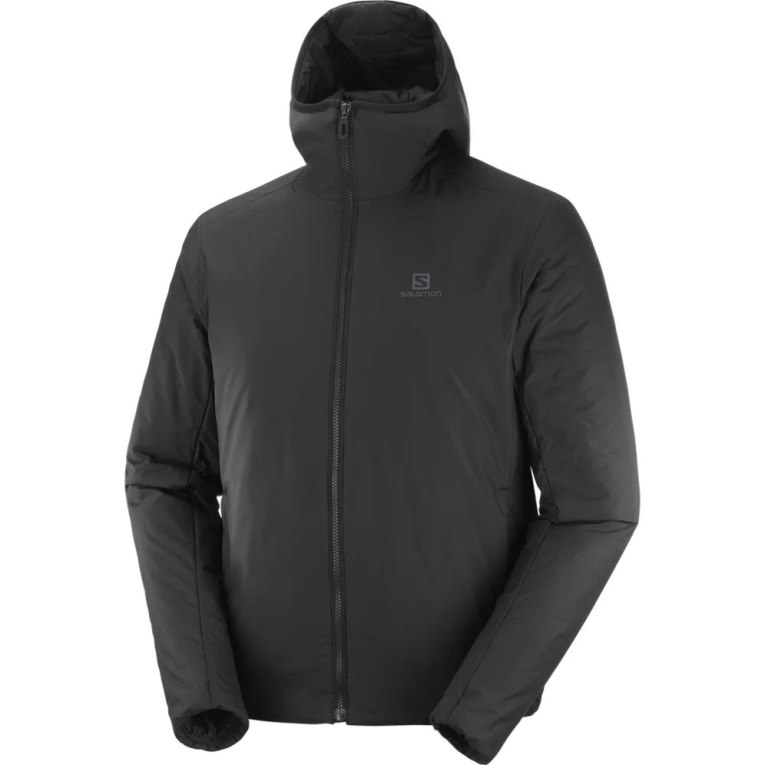 Black Salomon Outrack Men's Insulated Jackets | PH 82647J